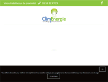 Tablet Screenshot of climenergie.com